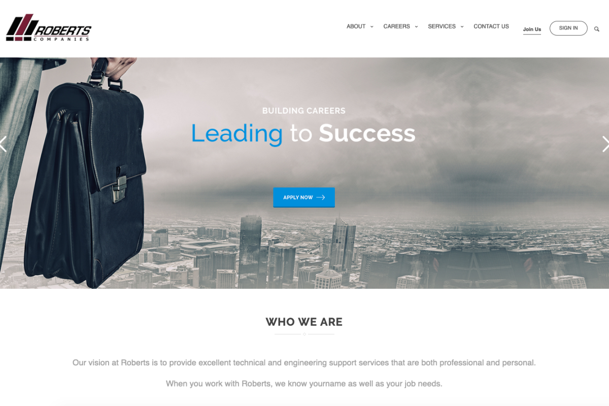 Recruiting Company Website