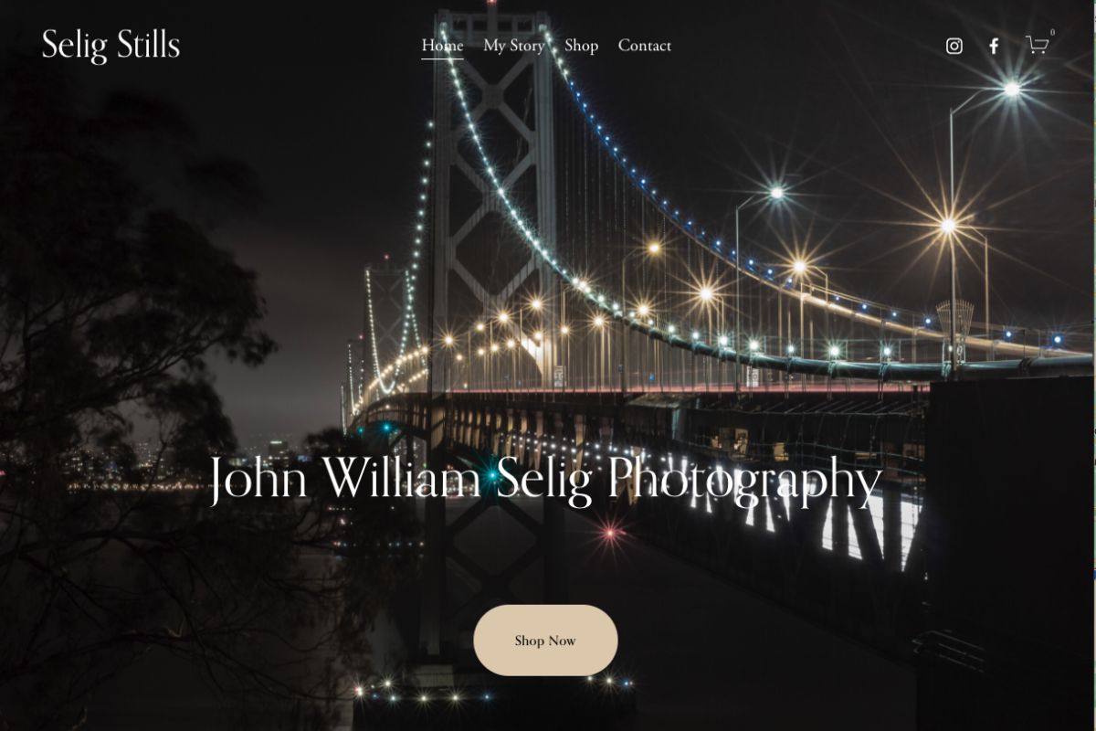 Seligstills.net Website example