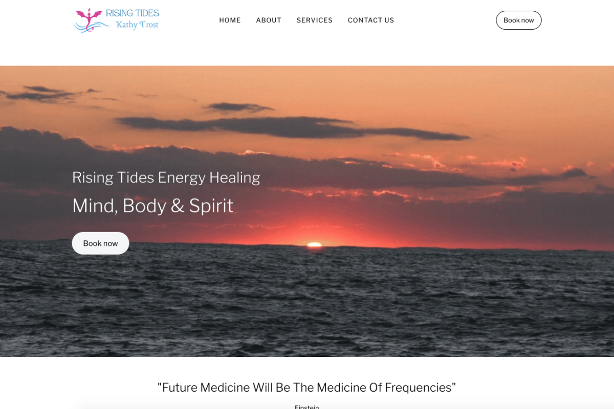 Rising Tides website screenshot