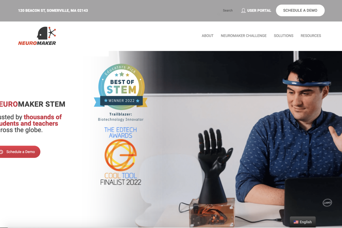 neuromakerstem.com website screenshot