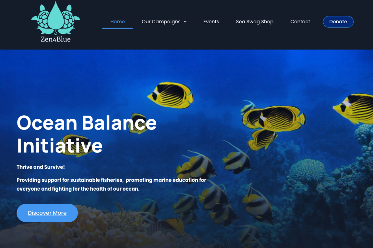zen4blue.org website screenshot