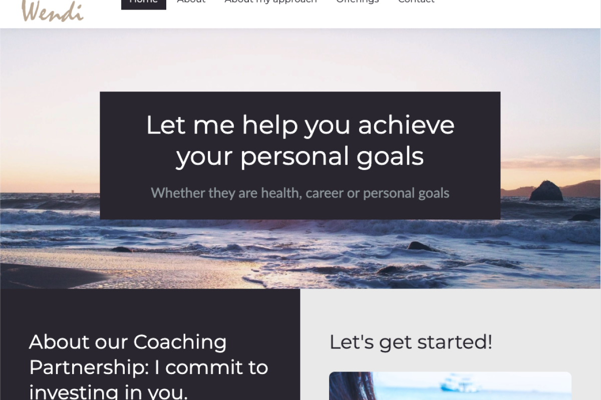successwithwendiwebsiteshot